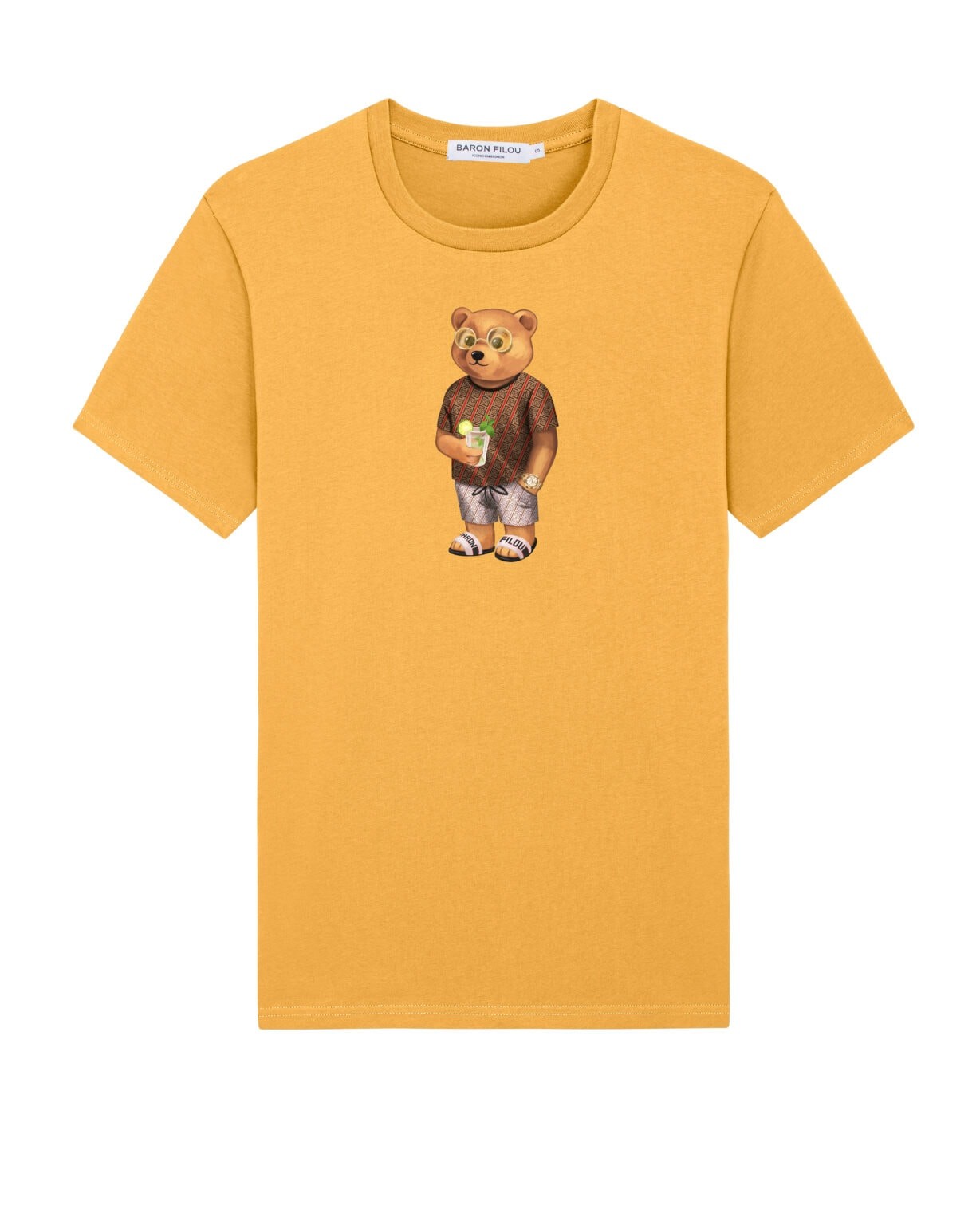 Organic T-shirt Filou,tuscan sun , BARON FILOU