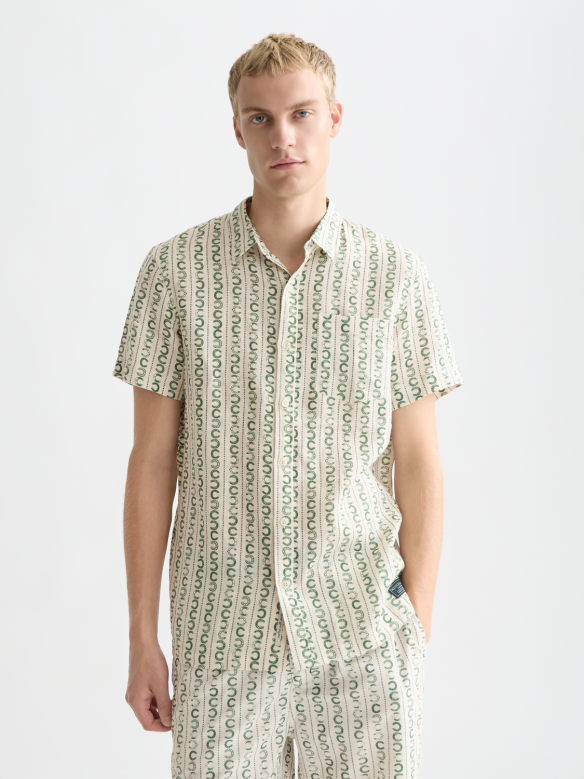 SCOTCH & SODA Linen Short Sleeve Shirt