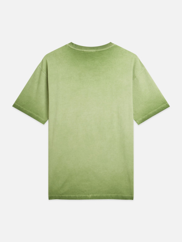 SCOTCH & SODA Artwork Relaxed T-Shirt Garden Green