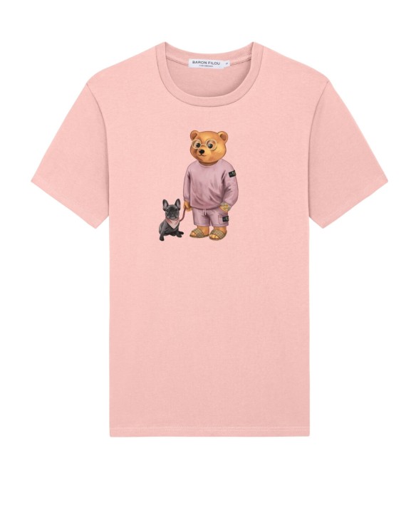 Organic T-shirt Filou,crystal rose, BARON FILOU