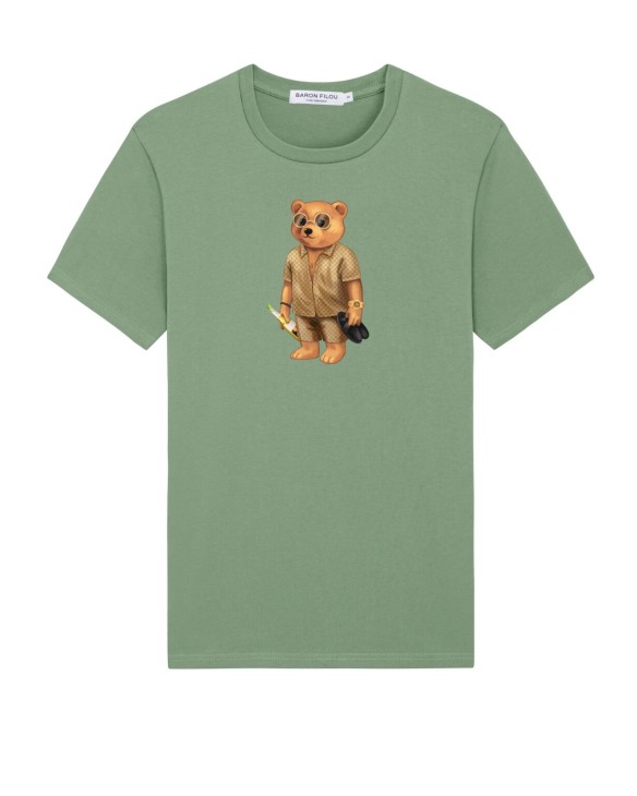 Organic T-shirt Filou Liv., pure aloe BARON FILOU