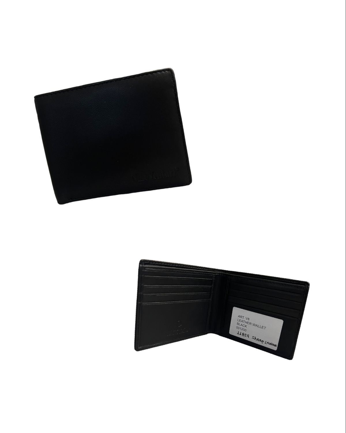 Wallet leather black