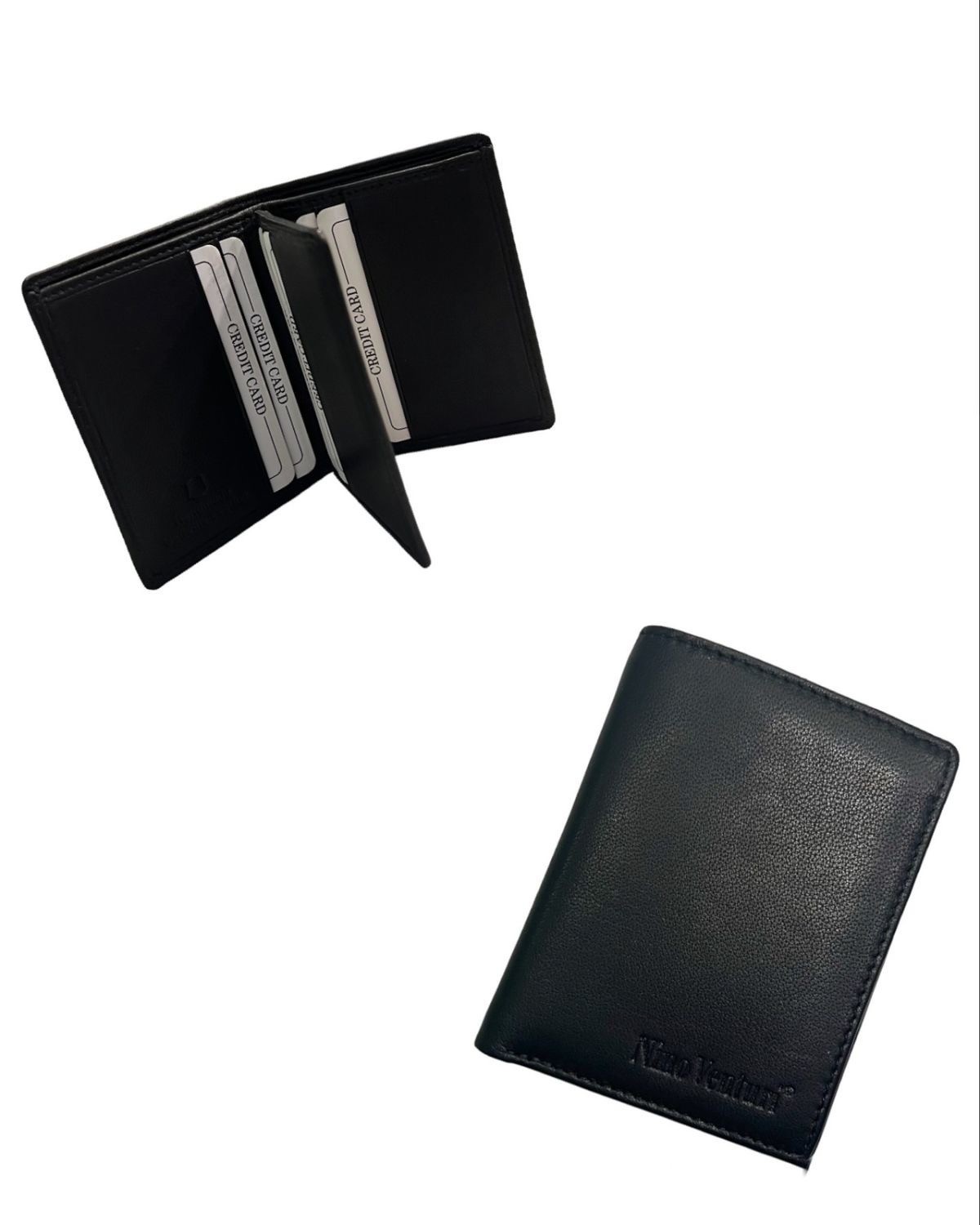 Wallet leather black 2