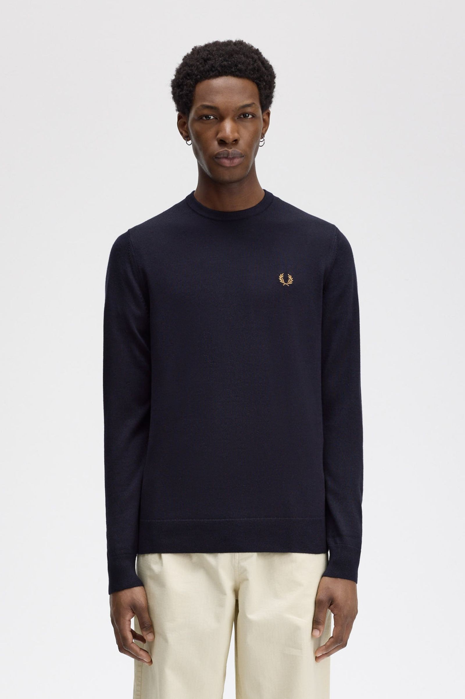 FRED PERRY Classic Crew Neck Jumper