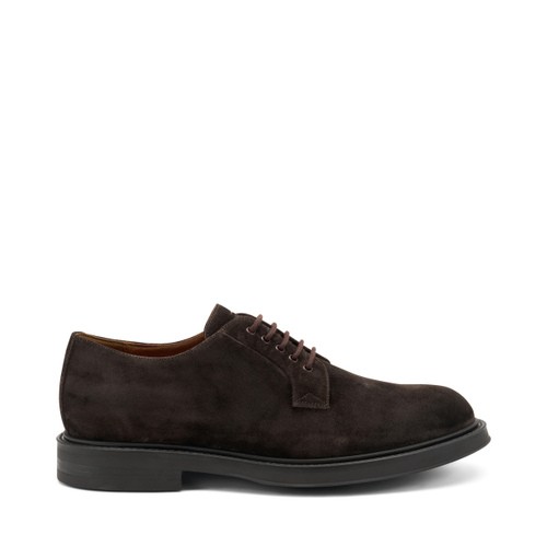 FRAU PLAIN SUEDE DERBY SHOES