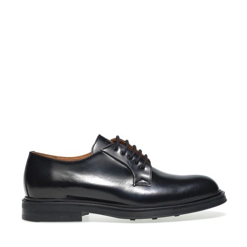 FRAU SEMI-GLOSSY LEATHER DERBY SHOES