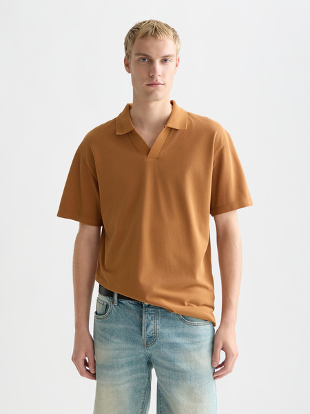 SCOTCH & SODA Crosses Pique Relaxed Fit Garmentdyed Polo